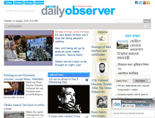 Tablet Screenshot of observerbd.com